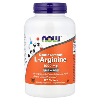 NOW Foods, L-Arginine, 1,000 mg, 120 Tablets