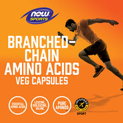 NOW Foods, Sports, Branched-Chain Amino Acids, 240 Capsules
