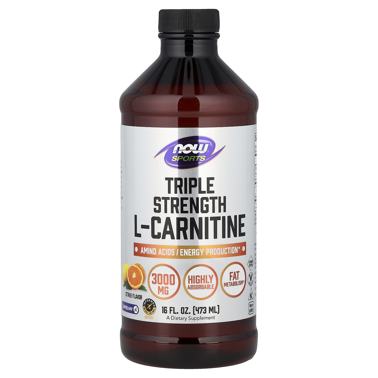 l-carnitine and acetyl-l-carnitine supplement Liquid EVO L-Carnitine 3000 main image 1