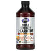 Sports, Triple Strength L-Carnitine Liquid, Citrus, 3,000 mg, 16 fl oz (473 ml)