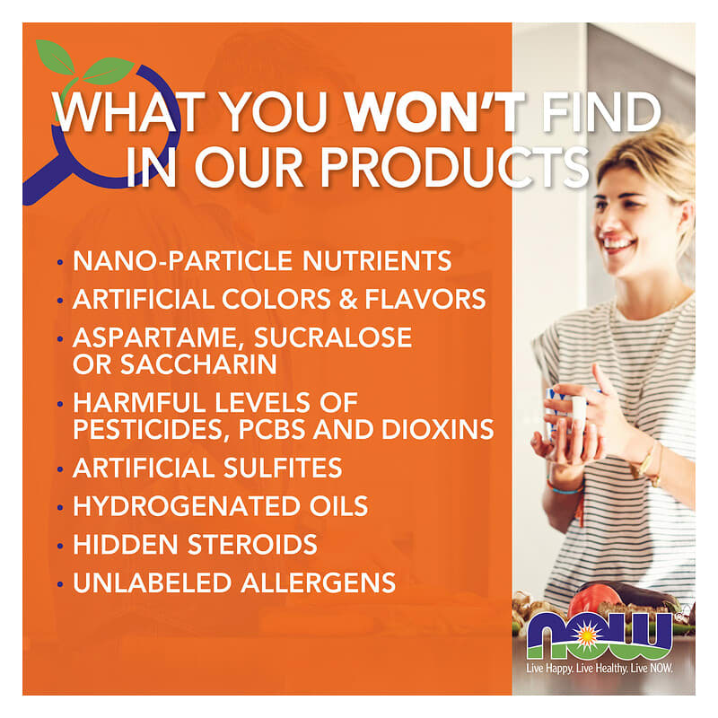 NOW Foods L-Ornitina 500 Mg – 120 Capsule Vegetali – Integratore Alimentare Non-GMO, Kosher
