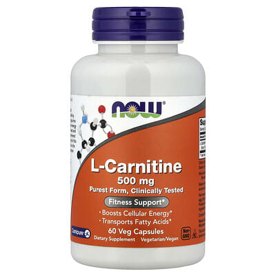 Norland NOW Foods, L-Carnitine, 500 mg, 60 Veg Capsules supplement Uganda UGX 67181