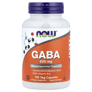 NOW Foods, GABA , 100 Veg Capsules