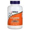 NOW Foods, L-Lysine, L-Lysin, 500 mg, 250 Tabletten