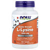 NOW Foods, L-リジン、1,000mg、タブレット100粒