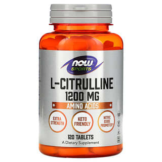 NOW Foods, L-Citrulline, 1,200 mg, 120 Tablets