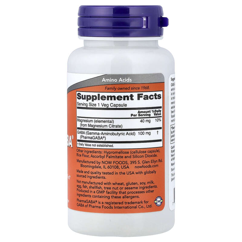 PharmaGABA® With Magnesium Citrate, 90 Veg Capsules
