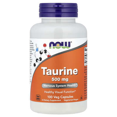 NOWFoods,Taurine,500mg,100VegCapsules