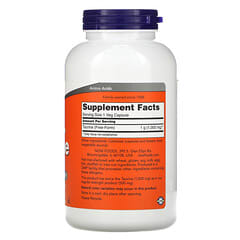 NOW Foods, Taurine, Double efficacité, 1000 mg, 250 capsules végétariennes