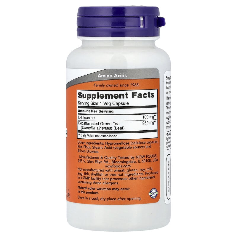 L-Theanine, 90 Veg Capsules