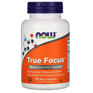 NOW Foods, True Focus, 90 capsules végétales