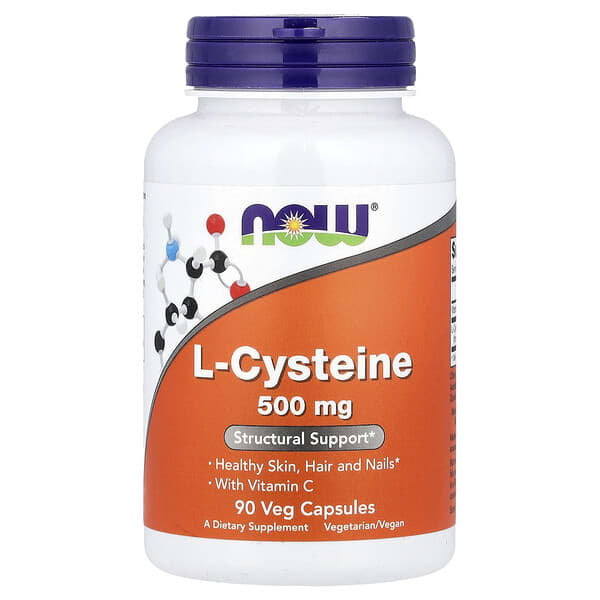 NOW Foods, L-Cysteine, 90 Veg Capsules