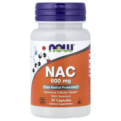 NOW Foods, NAC with Selenium, 30 Capsules