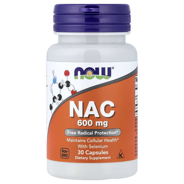 NOW Foods, NAC With Selenium, 30 Capsules