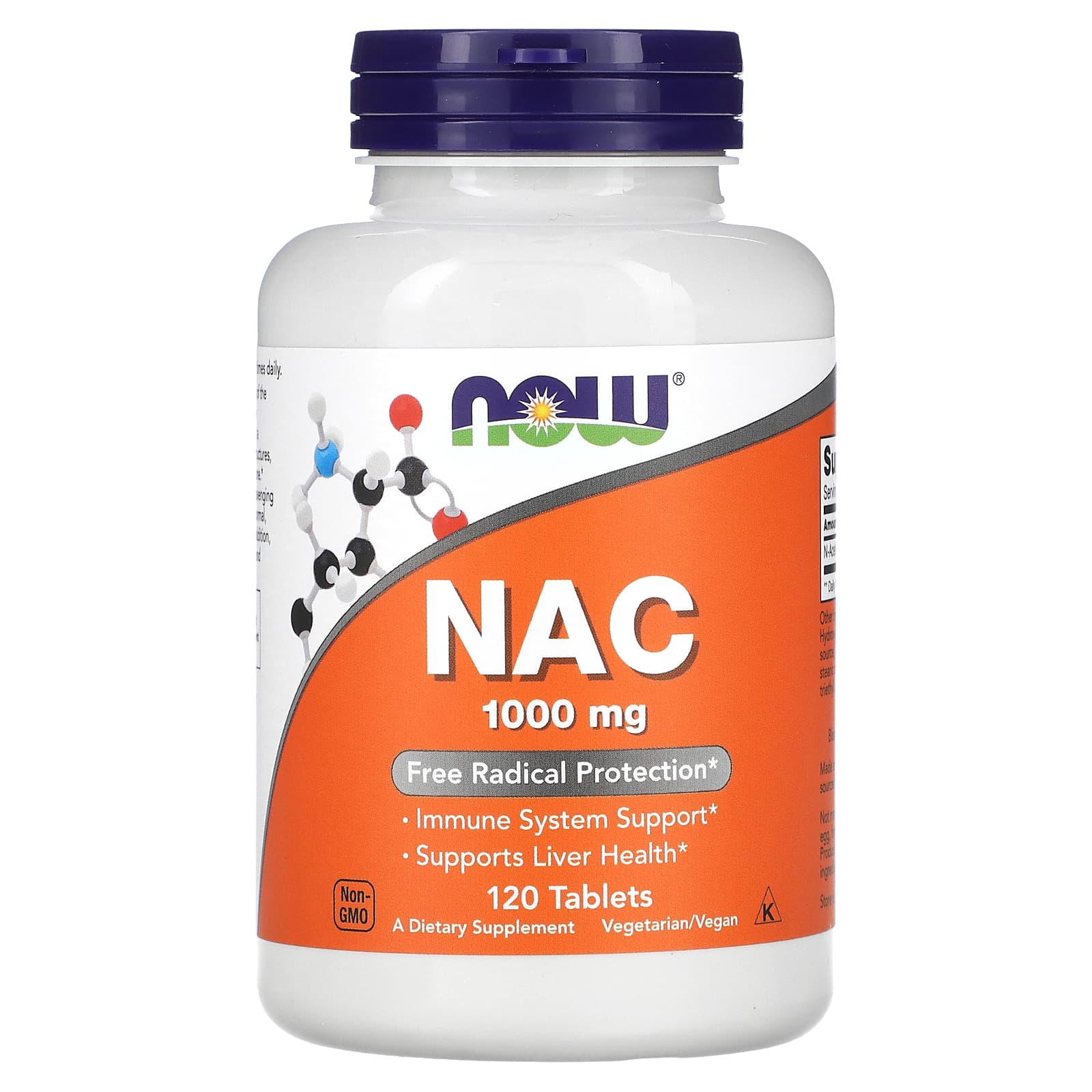 NAC（N-アセチル-L-システイン）、1,000mg、タブレット120粒