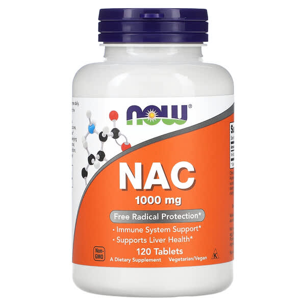 NOW Foods, NAC, 1,000 mg, 120 Tablets