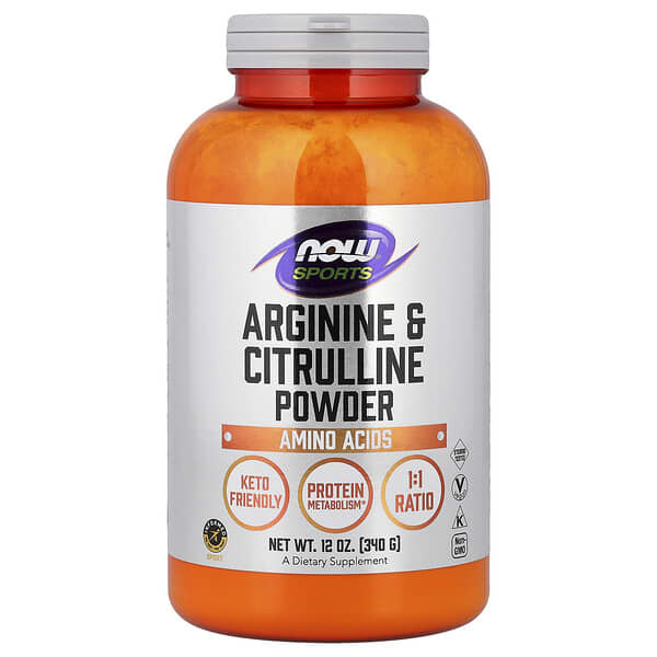 Sports, Arginine & Citrulline Powder, 12 oz (340 g)