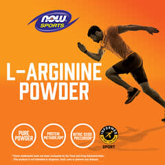 NOW Foods, Sports, L-Arginine Powder, 1 фунт (454 г)