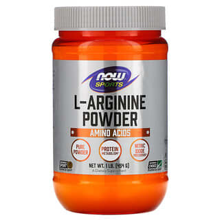 NOW Foods, Sports, L-Arginina em Pó, 454 g (1 lb)