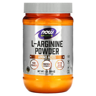 NOW Foods, مسحوق Sports، L-Arginine، رطل واحد (454 جم)
