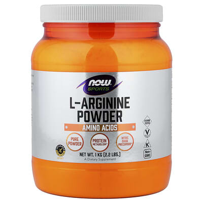 NOW Foods, Sports L-Arginine Powder, 2.2 lbs (1 kg)