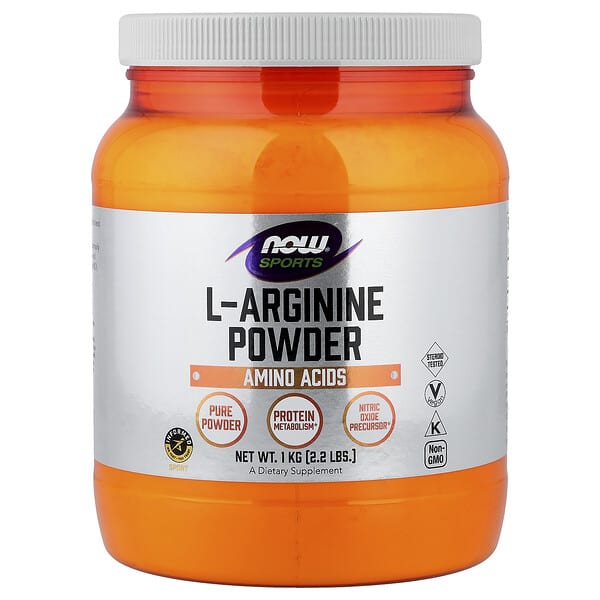 NOW Foods Sports, L-Arginine Powder, 2.2 lbs (1 kg)