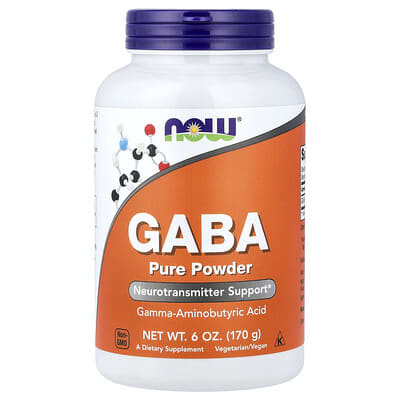 NOW Foods, GABA Complete Nutritional Powder, 6 oz (170 g)