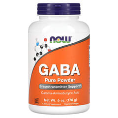 NOW Foods, GABA, reines Pulver, 170 g (6 oz)