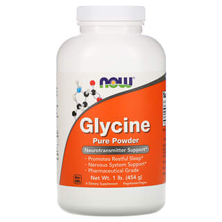 NOW Foods, Glycine, Pure Powder, 1 lb (454 g)