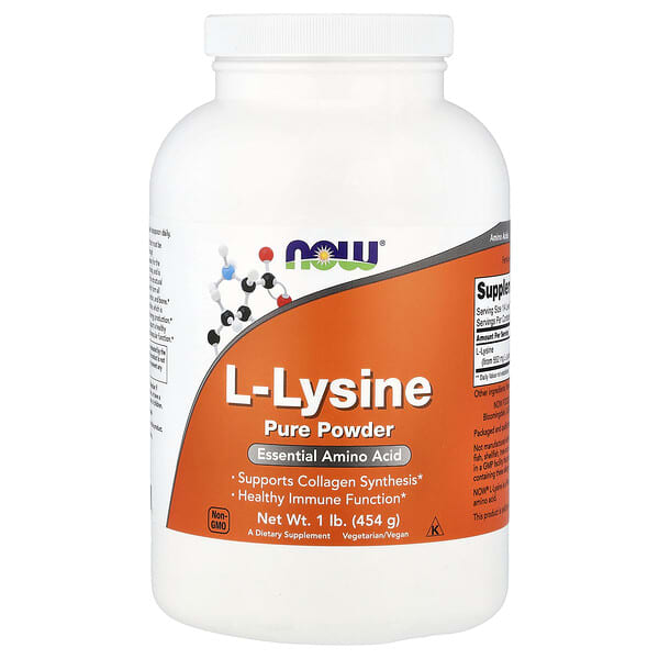 L-Lysine Pure Powder, 1 lb (454 g)