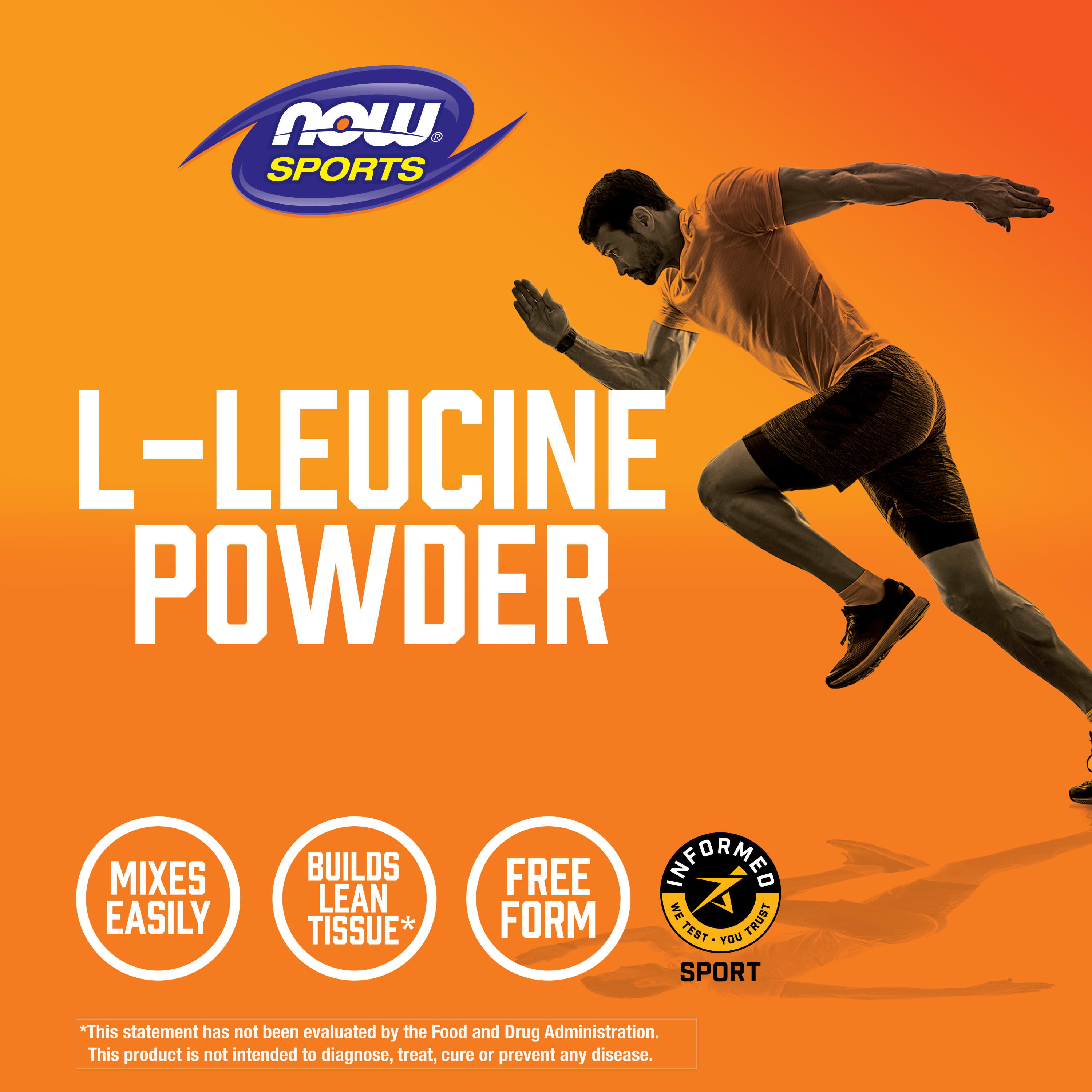 NOW Foods, Sports, LLeucine Powder, 9 oz (255 g)
