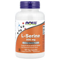 L-セリン、500mg、ベジカプセル120粒
