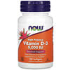 Vitamin D-3, 5,000 IU, 120 Softgels