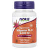 Vitamina D3, Alta potencia, 125 mcg (5000 UI), 240 cápsulas blandas