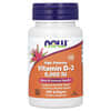 Vitamin D-3, High Potency, 5,000 IU, 240 Softgels