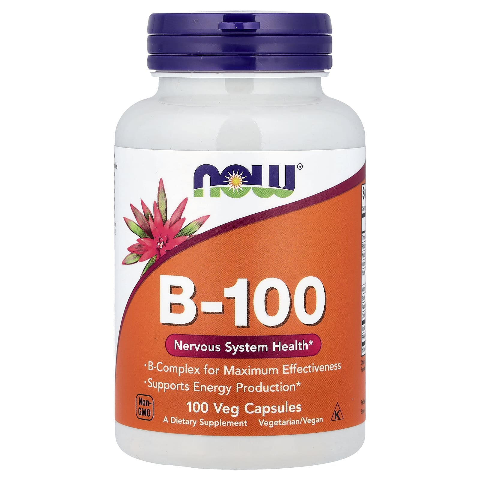 Now Foods B-100 витамины группы B для энергии iHerb
