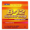 Shots, B-12, Mixed Berry, 10,000 mcg, 12 Shots, 0.5 fl oz (15 ml) Each