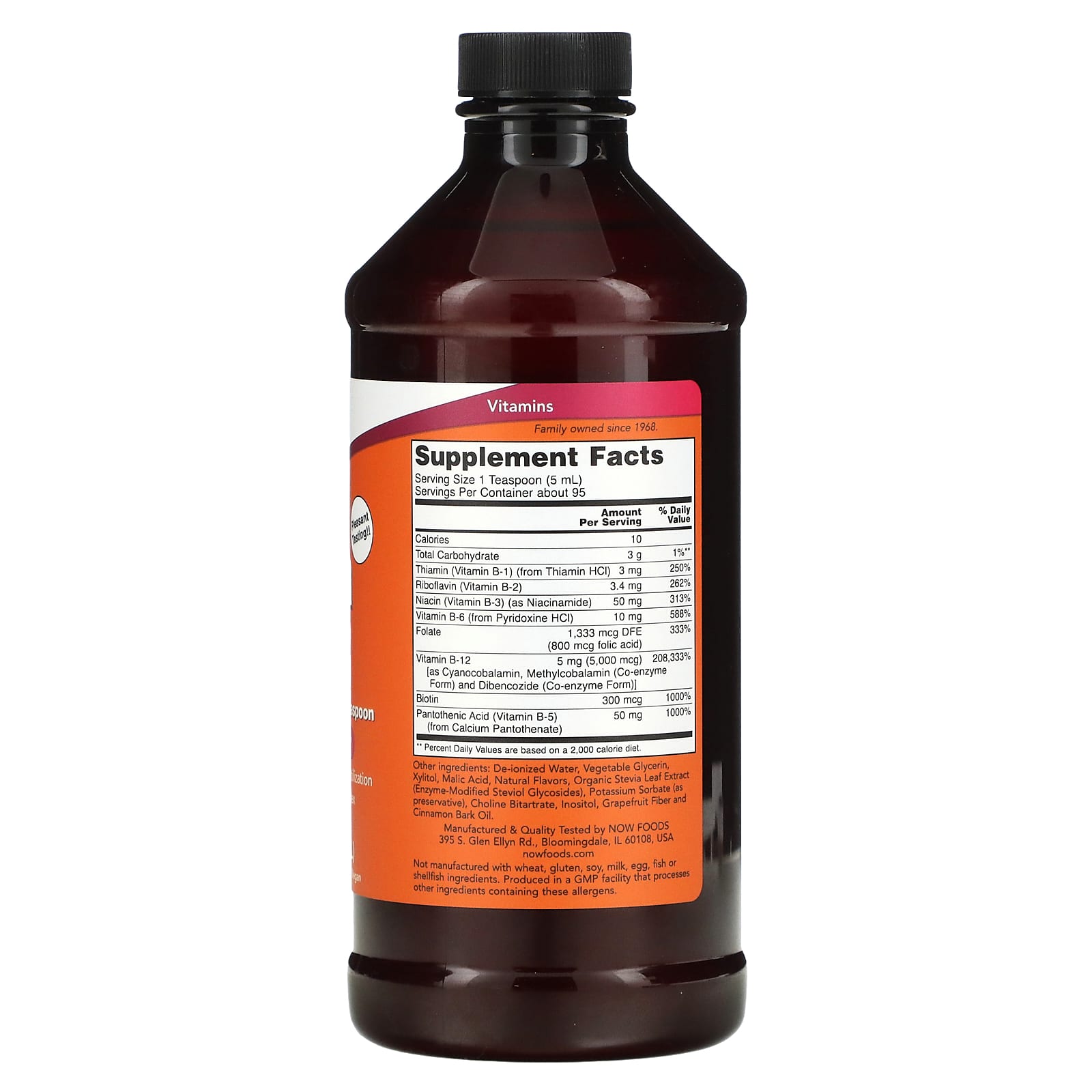 NOW Foods, Ultra B-12, 5,000 mcg, 16 fl oz (473 ml)