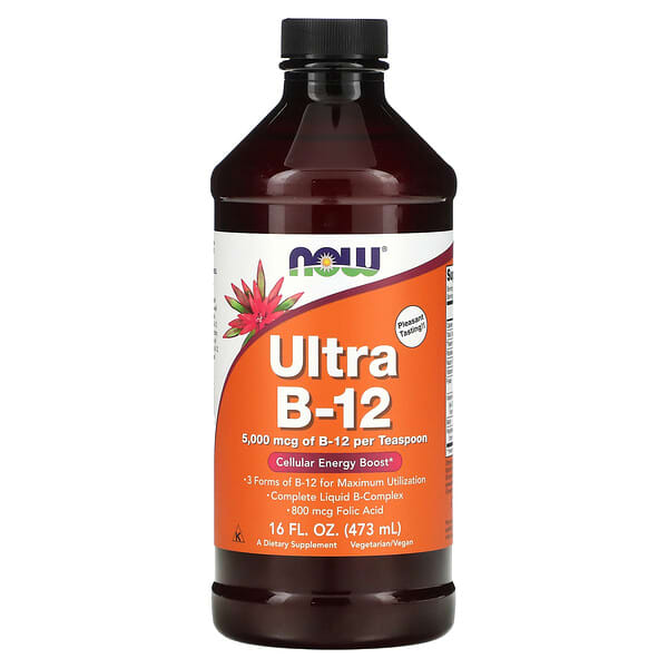NOW Foods, 超級維生素B-12，16液體盎司（473毫升）