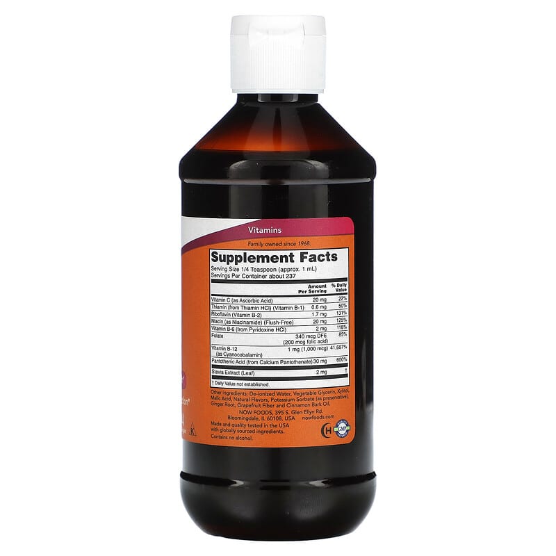 Liquid B-12, B-Complex, 8 fl oz (237 ml)