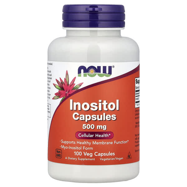 Inositol, 500 mg, 100 Veg Capsules