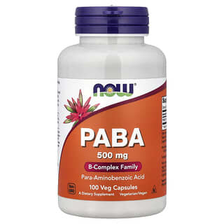 NOW Foods, PABA, 500 mg, 100 tobolek