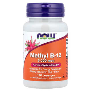 NOW Foods, Methyl B12, 120 Lutschtabletten