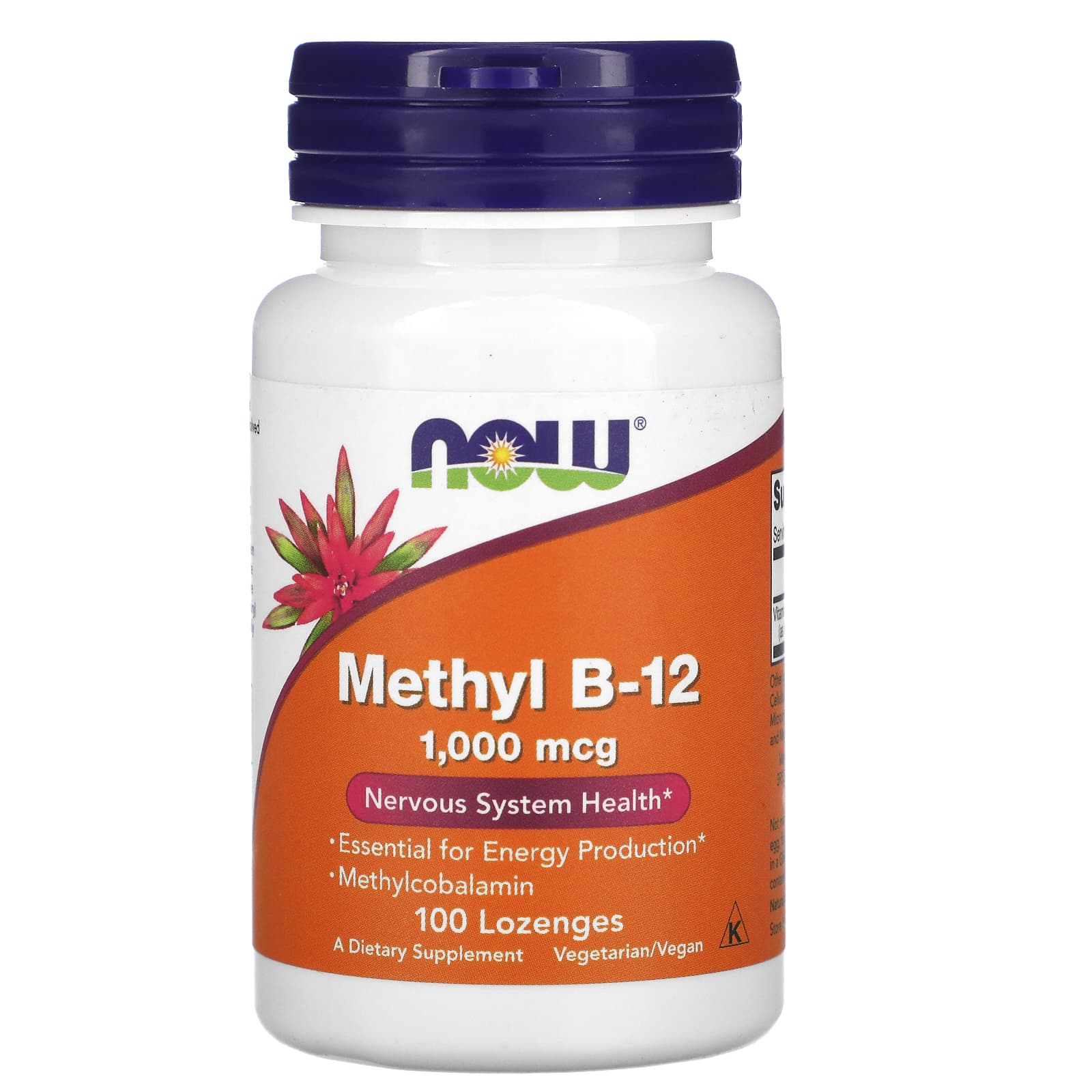 Заказать NOW Foods, Methyl B-12, метилкобаламин, 1000 мкг, 100 таблеток для рассасывания