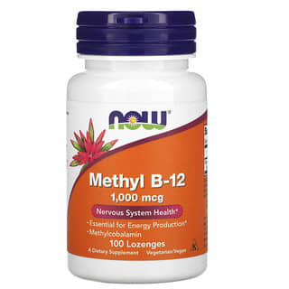 NOW Foods, Methyl B-12, 1000 µg, 100 pastilles