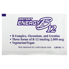 NOW Foods, Instant Energy B12, 2000 mcg, 75 sobres, 1 g (0,035 oz) cada uno