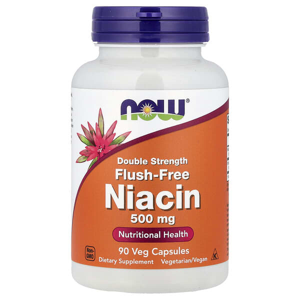Flush-Free Niacin, 500 mg, 90 Veg Capsules