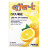 Effer-C, Mezcla para preparar bebidas efervescentes, Naranja, 1000 mg, 30 sobres, 26 g (7,5 g) cada uno