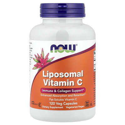 Norland NOW Foods, Liposomal Vitamin C, 120 Veg Capsules (500 mg per Capsule) supplement Uganda UGX 79080