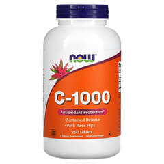 NOW Foods, C-1000, 250 Tabletten